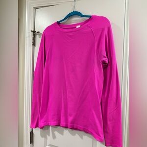 T by Talbots hot pink ribbed top (M)